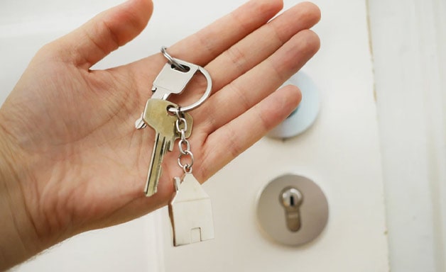 House keys on hand